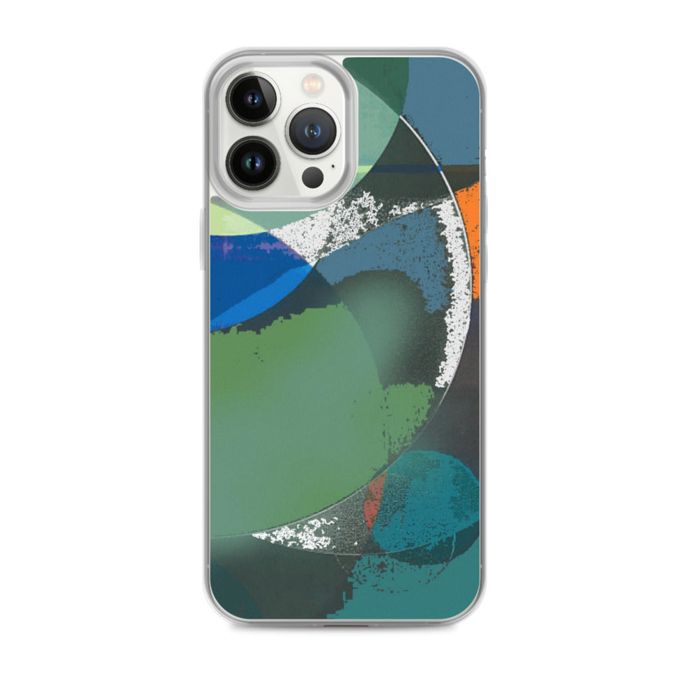 Green Abstract iPhone Case