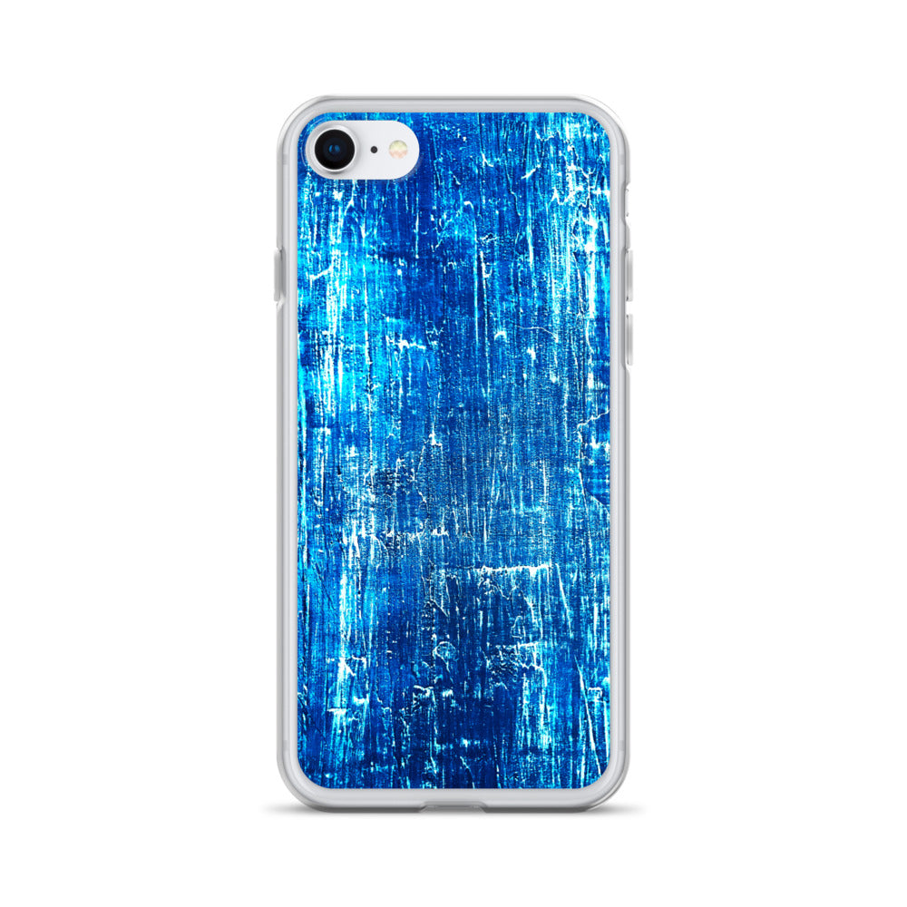 Blue Abstract iPhone Case