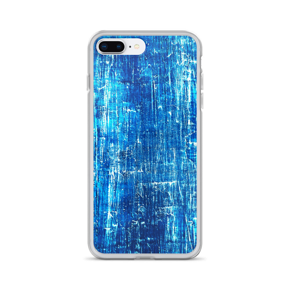 Blue Abstract iPhone Case