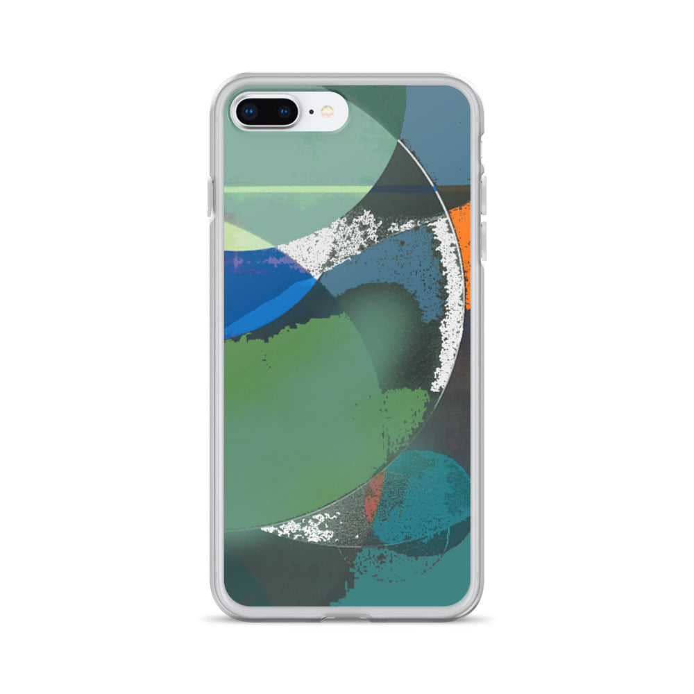 Green Abstract iPhone Case