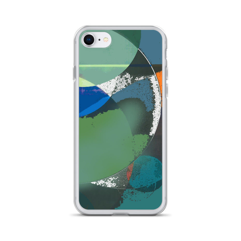 Green Abstract iPhone Case