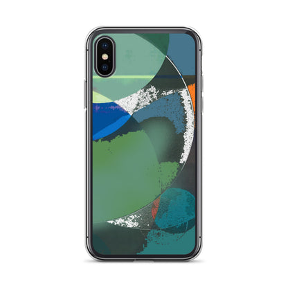 Green Abstract iPhone Case