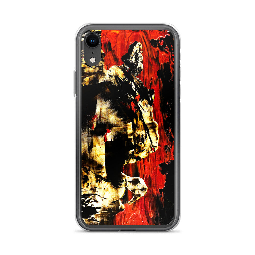 Red Abstract iPhone Case