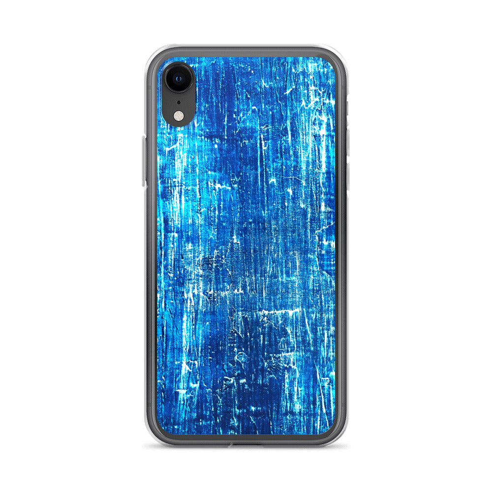 Blue Abstract iPhone Case