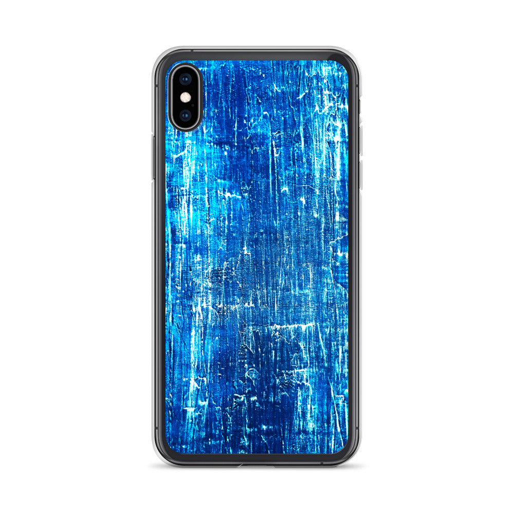 Blue Abstract iPhone Case