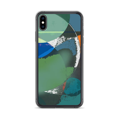 Green Abstract iPhone Case