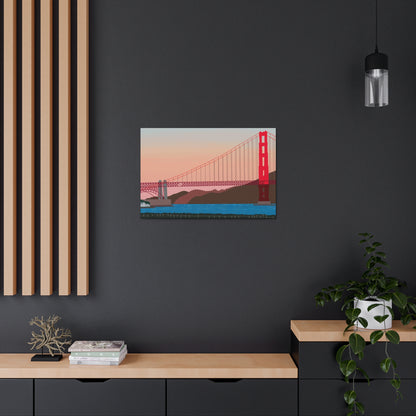 Cali Bridge Canvas Gallery Wrap