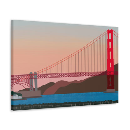 Cali Bridge Canvas Gallery Wrap