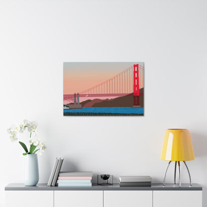 Cali Bridge Canvas Gallery Wrap