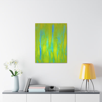 Yellow Abstract Canvas Gallery Wrap