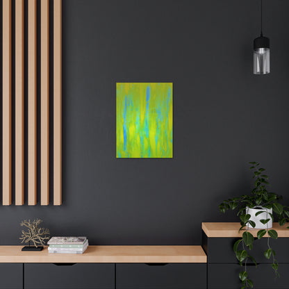 Yellow Abstract Canvas Gallery Wrap