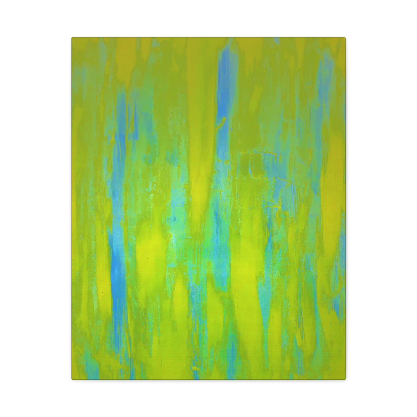 Yellow Abstract Canvas Gallery Wrap