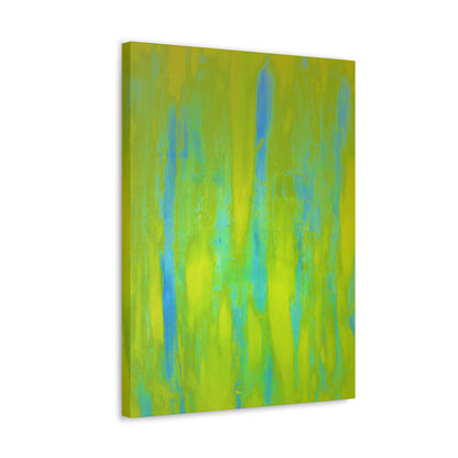 Yellow Abstract Canvas Gallery Wrap