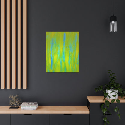 Yellow Abstract Canvas Gallery Wrap